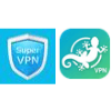 SuperVPN and GeckoVPN logo